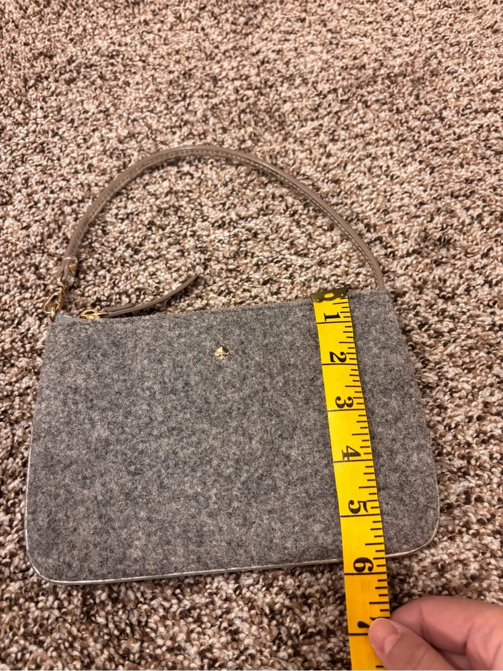 Wool Kate Spade wristlet purse